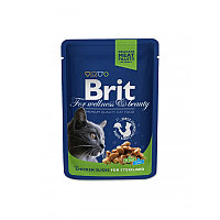 Brit Premium Cat для стерилизованных кошек с цыпленком, 85 г