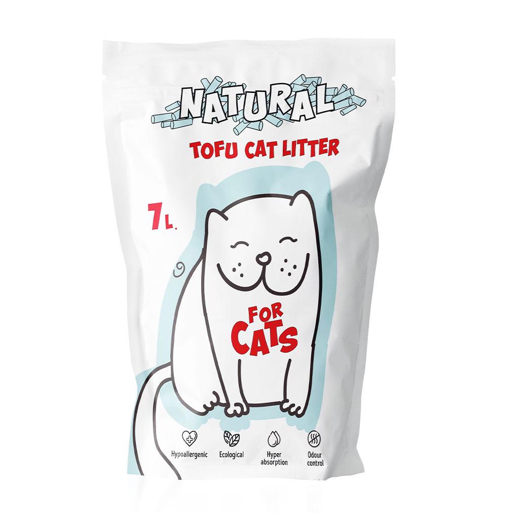 FOR CATS наполнитель Tofu Natural (без запаха), 7 л - фото 8 - id-p208674898