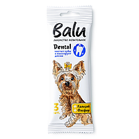 Лакомство для собак Balu Dental с кальцием и фосфором, 36 гр