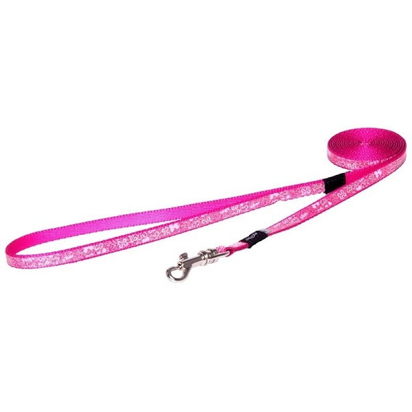 Поводок Rogz Trendy удлиненный розовый S, 1,8 м - фото 1 - id-p208676475