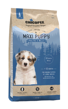 Chicopee CNL Maxi Puppy Poultry & Millet, 15 кг - фото 1 - id-p208679916