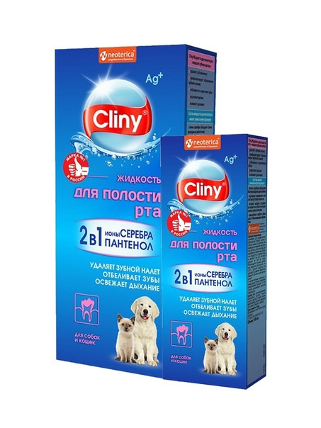 Зубная паста для животных CLINY, 75 мл - фото 1 - id-p208679937