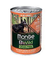 Monge Dog Bwild Mini Adult Duck (желе, утка), 400 гр