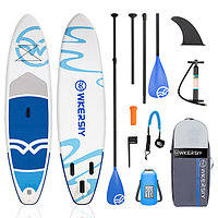 Доска SUP Board надувная (Сап Борд) голубой, 320х84х15см