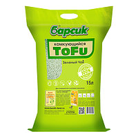 Наполнитель соевый Барсик TOFU Зелёный Чай, 15 л