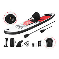 Доска SUP Board Пит Мондриан (с креслом) красный, 305x76x15см