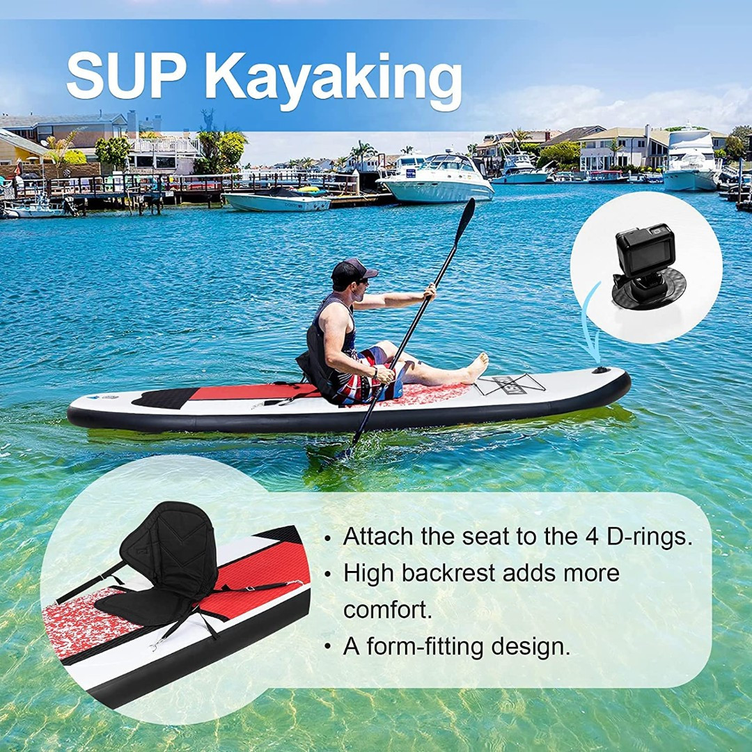 Доска SUP Board Пит Мондриан (с креслом) красный, 305x76x15см - фото 6 - id-p208680022