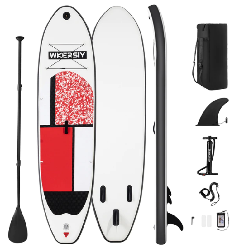 Доска SUP Board Пит Мондриан (с креслом) красный, 305x76x15см - фото 9 - id-p208680022