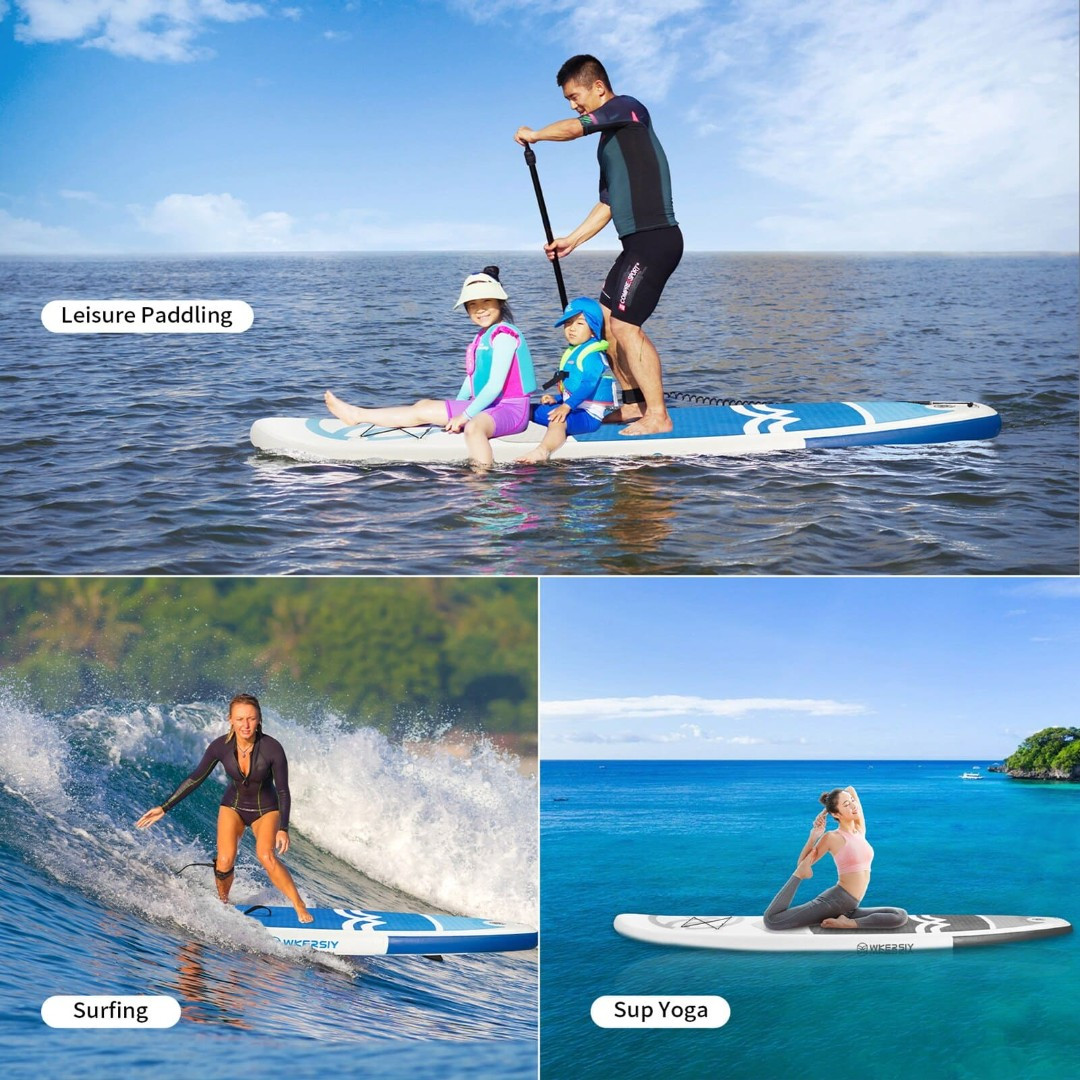 Доска SUP Board надувная (Сап Борд) серый, 320х84х15см - фото 5 - id-p208680025