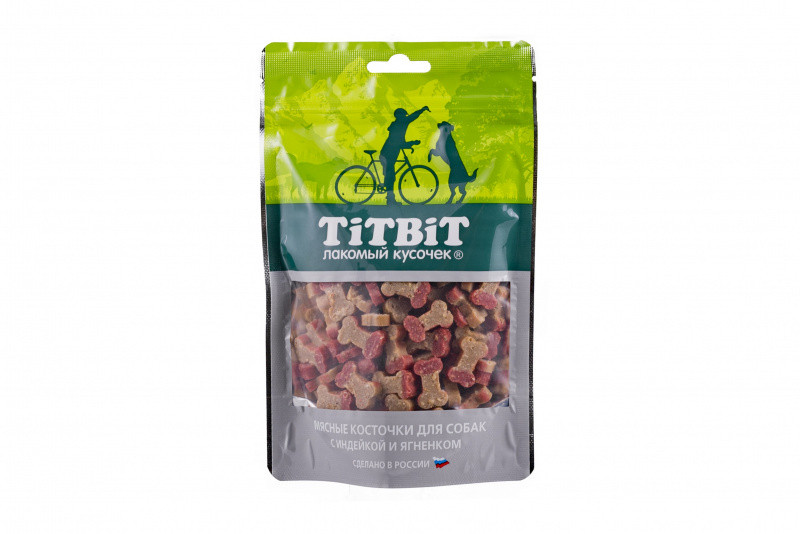 TitBit Косточки мясные с индейкой и ягненком для собак, 145 гр - фото 1 - id-p208679070