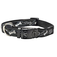 Ошейник для собак Rogz Beach Bum Halsband Black Bone 20mm