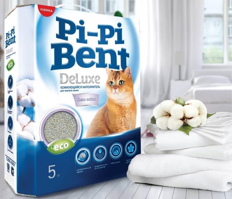 Наполнитель для туалета бентонитовый комкующийся PI-PI BENT Deluxe Clean Cotton, 12 л (5 кг) - фото 6 - id-p208681326
