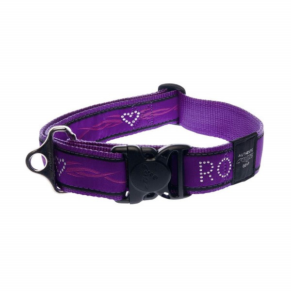 Ошейник для собак Rogz Special Agent Purple Chrome 40 мм - фото 1 - id-p208676951