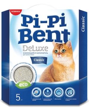 Наполнитель для туалета бентонитовый комкующийся PI-PI BENT Deluxe Classic, 12 л (5 кг) - фото 1 - id-p208681337