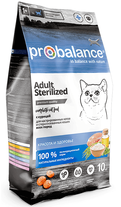 ProBalance Sterilized Adult Cat, 400 гр - фото 1 - id-p208679190