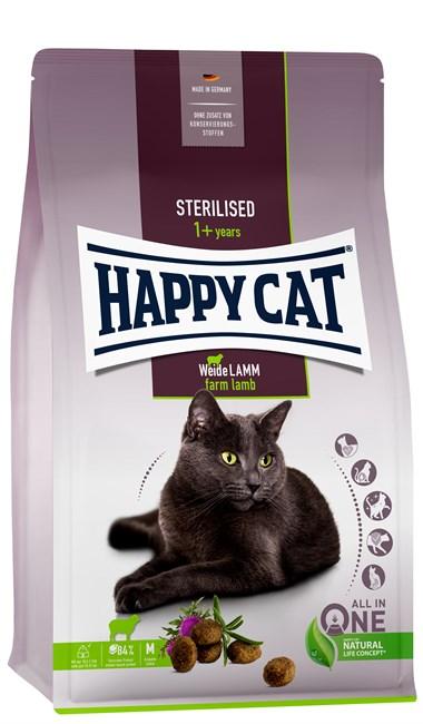 Happy Cat Sterilised WeideLamm, 4 кг - фото 1 - id-p208680166