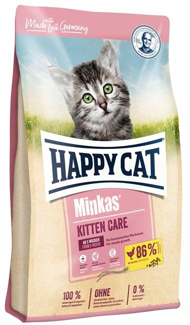 Happy Cat Minkas Kitten Care Geflugel, 0,5 кг - фото 1 - id-p208680194