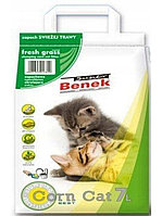 Наполнитель Super Benek Corn Cat кукурузный (Свежая трава), 25л