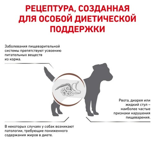 Royal Canin Gastrointestinal Low Fat Small Dog, 1кг - фото 5 - id-p208677807