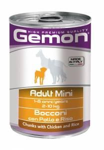 Gemon Dog Mini Adult Chicken/Rice, 415 гр - фото 1 - id-p208680404