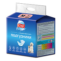 Подгузники для собак CLINY М 5-10 кг, 9 шт