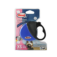 Рулетка Flexi Comfort Compact синяя XS, лента 3 м