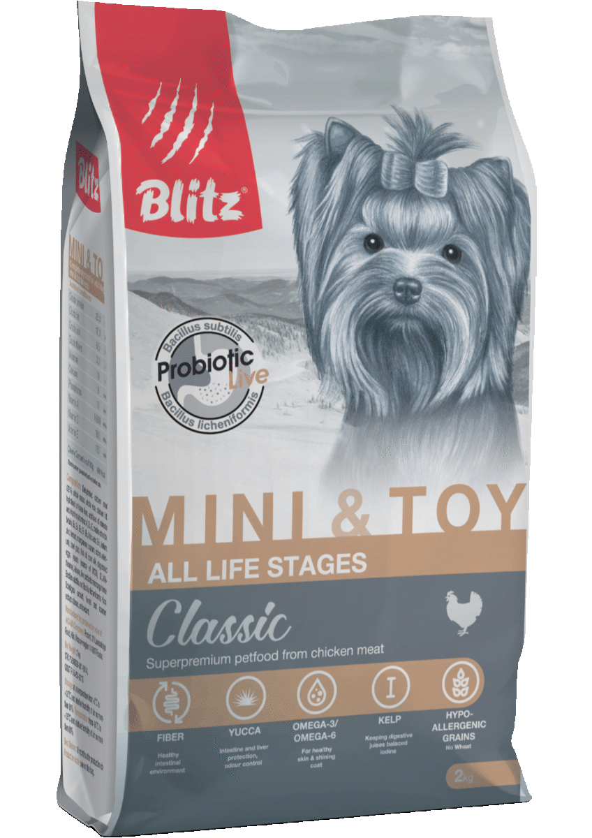 Blitz Classic Mini & Toy (курица), 500 гр - фото 1 - id-p208681788