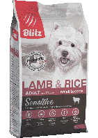 Blitz Sensitive Lamb & Rice Small Adult (ягненок, рис), 500 г