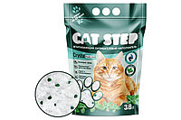 Наполнитель для кошачьих туалетов Cat Step Мята 3,8л, силикагелевый впитывающий