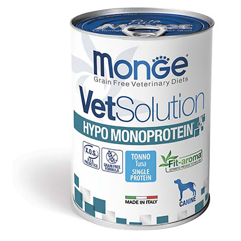 Monge VetSolution Hypo Monoprotein Dog (тунец), 400 гр - фото 1 - id-p208681900