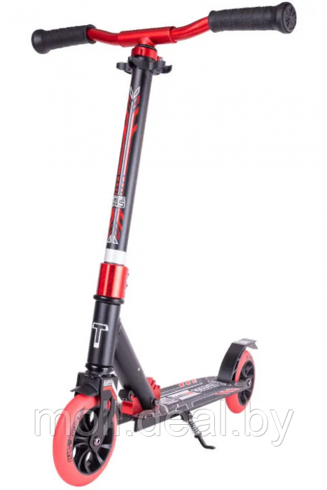 Самокат TT JOGGER 145 1/4 (Колеса 145 мм рама ALU) BLACK/RED, NN007593