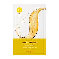 Витаминная тканевая маска для сияния кожи The Saem Bio Solution Radiance Multi Vitamin Mask Sheet