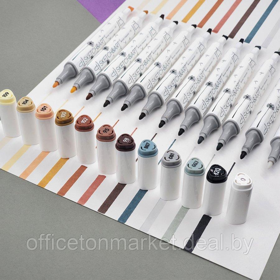 Набор двусторонних маркеров для скетчинга "Sketch&Art", 48 цветов - фото 3 - id-p208682623