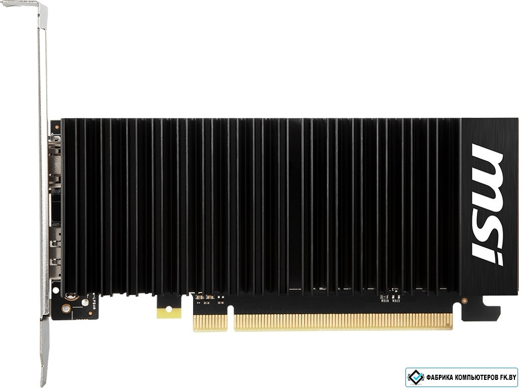 Видеокарта MSI GeForce GT 1030 LP OC 2GB DDR4 [GT 1030 2GHD4 LP OC] - фото 1 - id-p208683031
