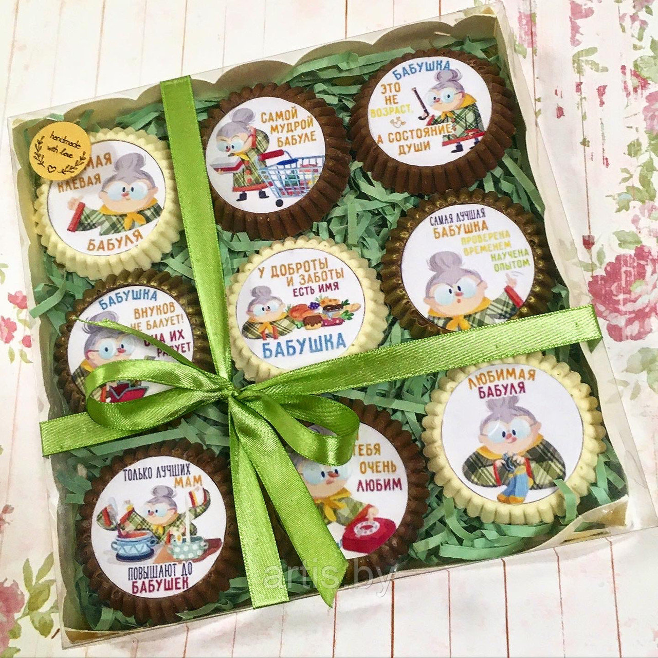 Шоколадный набор для любимой бабушки (ручная работа). - фото 2 - id-p208685541