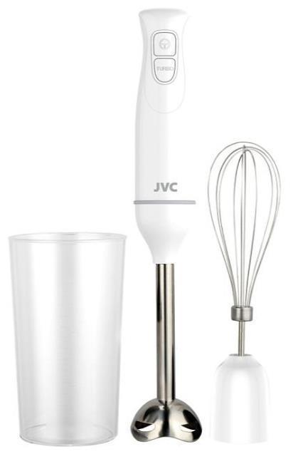 Блендер миксер с чашей погружной домашний ручной JVC белый