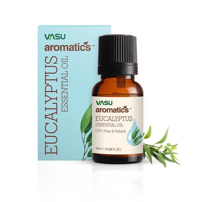 Эфирное масло Эвкалипт, Eucalyptus essentail oil, VASU Индия 10 мл