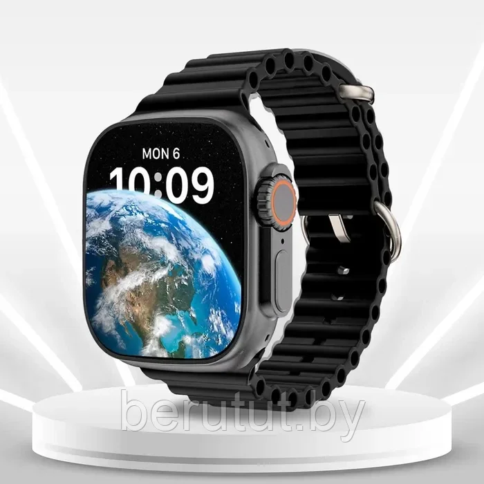 Смарт часы умные Smart Watch X8 Ultra Чёрные - фото 1 - id-p208688300