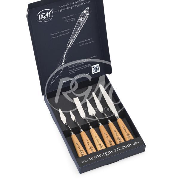 Набор из 6 мастихинов RGM в подарочной упаковке