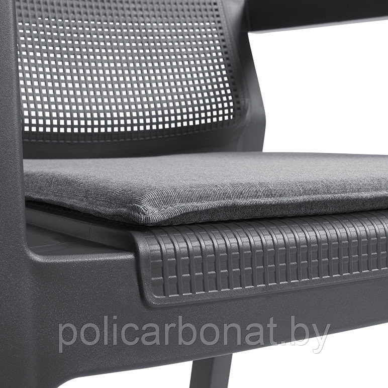 Комплект мебели (2 кресла, столик) "Emily Balcony Set", б/п, графит - фото 6 - id-p127563880
