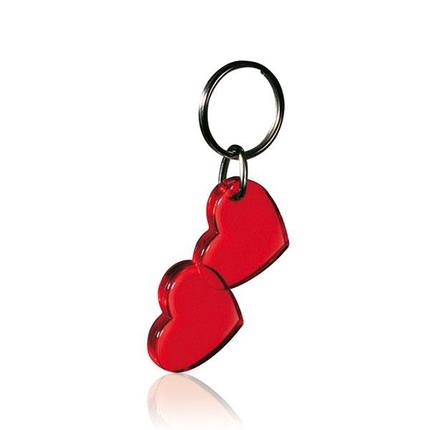 Брелок акриловый Double Heart, фото 2