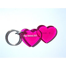 Брелок акриловый Double Heart, фото 3