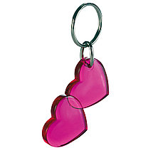 Брелок акриловый Double Heart, фото 2