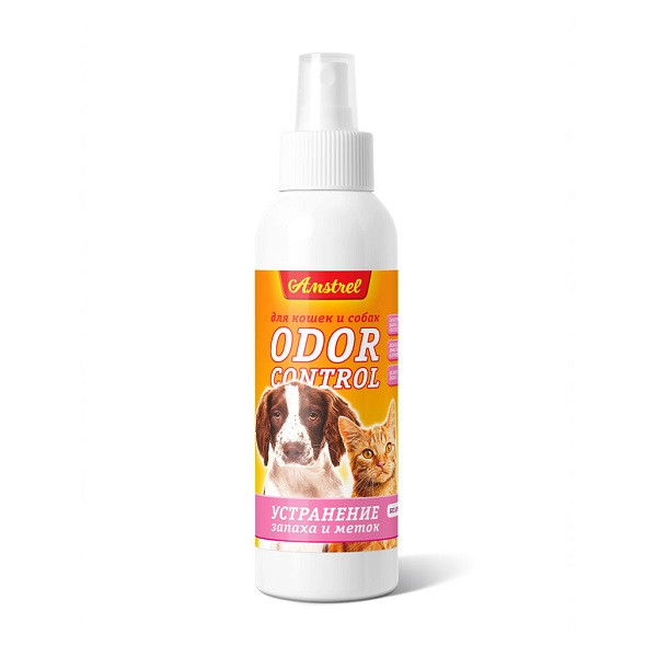 Amstrel "Оdor control" средство для устранения запахов и меток для кошек и собак, 200 мл - фото 1 - id-p208675368