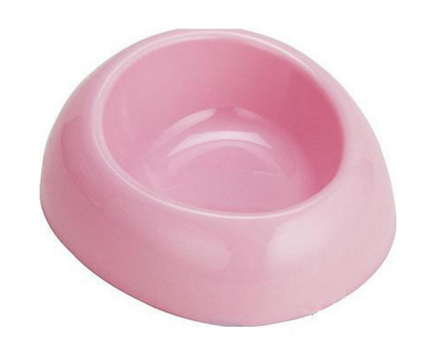 Миска пластмассовая Happy Pet, с сердечком, розовoго цвета, размер M, 800 ml - фото 1 - id-p208675387