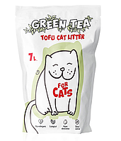 FOR CATS наполнитель Tofu Natural (Зеленый чай), 7 л