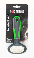 Щетка For Friends S сликер, овальная, 17,5*8,5 см