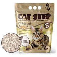 Наполнитель для кошачьих туалетов Cat Step Tofu Original, 6 л