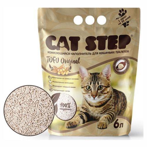 Наполнитель для кошачьих туалетов Cat Step Tofu Original, 6 л - фото 1 - id-p208678183