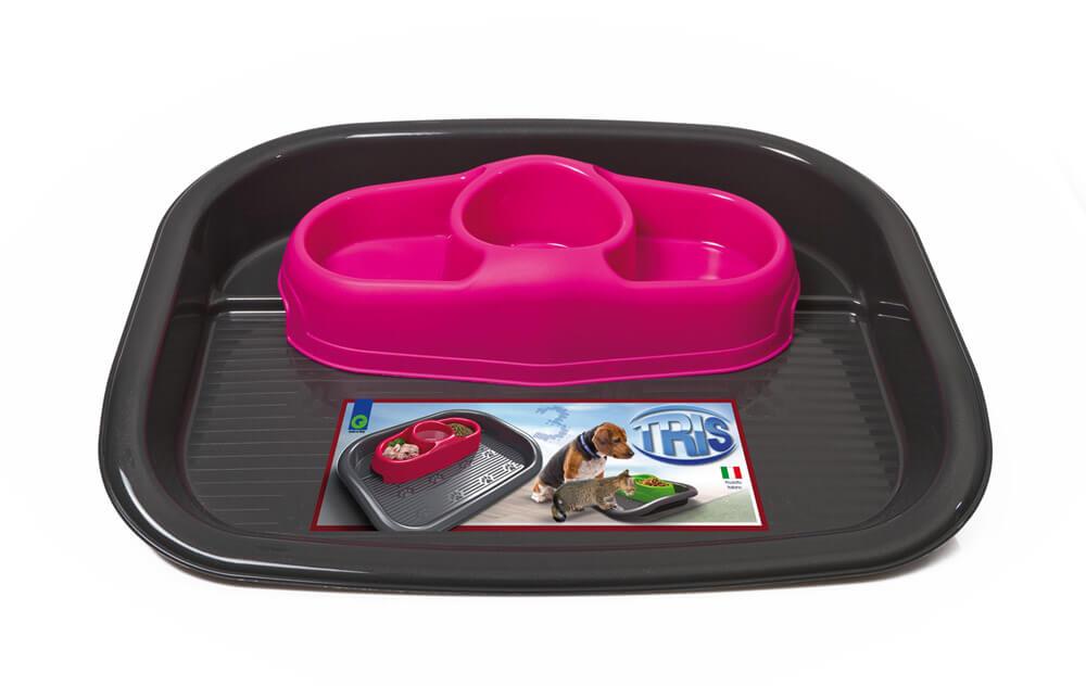 Контейнер для домашнего питомца Georplast food tray "Tris", 52 x 41x 9 h - фото 1 - id-p208676490